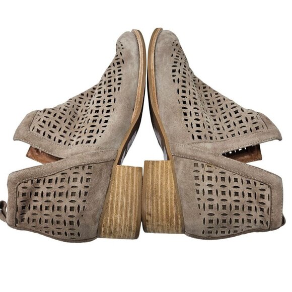 Jeffrey Campbell Taggart Booties Taupe Women's Size 8.5 Boho Festival Hippie - Picture 7 of 11